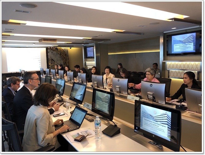 ﻿กรมบังคับคดีเข้าร่วมหารือกับคณะผู้ประเมิน ตามโครงการ Financial Sector Assessment Program (FSAP)